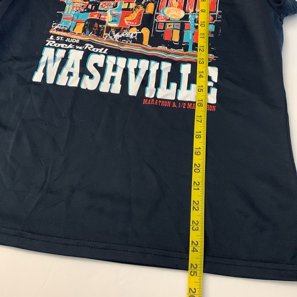3/$20✨Brooks Black Short Sleeve Tee Rock n Roll Series Marathon 2017 Nashville - Picture 9 of 9